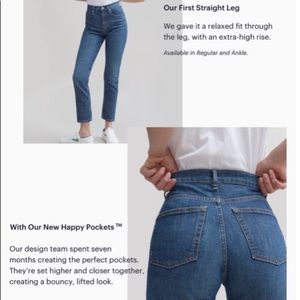 Everlane cheeky straight jeans